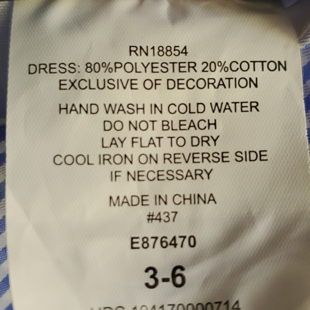 3-6 MONTHS RARE EDITION DRESS - Picture 10 of 12